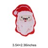 Unique Bargains Christmas Brooches Snowman Plush White 1 Pc - 3 of 4