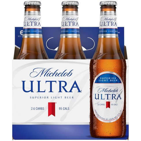 michelob ultra beer 6pk superior bottles oz fl light target