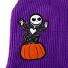 Nightmare Before Christmas Jack Skellington Pumpkin King Purple Cuff Beanie - 2 of 3