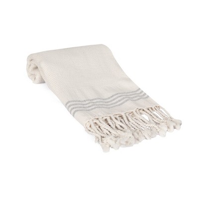 Olive & Linen Whisper Weight Natural Turkish Hand Towel