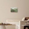 Art Remedy Monet - Garden with Dahlias Impresionism Landscape Wall Art Unframed - 2 of 4