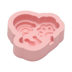 Unique Bargains Ice Pop Mould Cat Claw Rainbow Crown Shape Comes with Sticks) Hand Washable Plastic 3.98"x3.58"x1.06" 1 Pc - 1 of 4