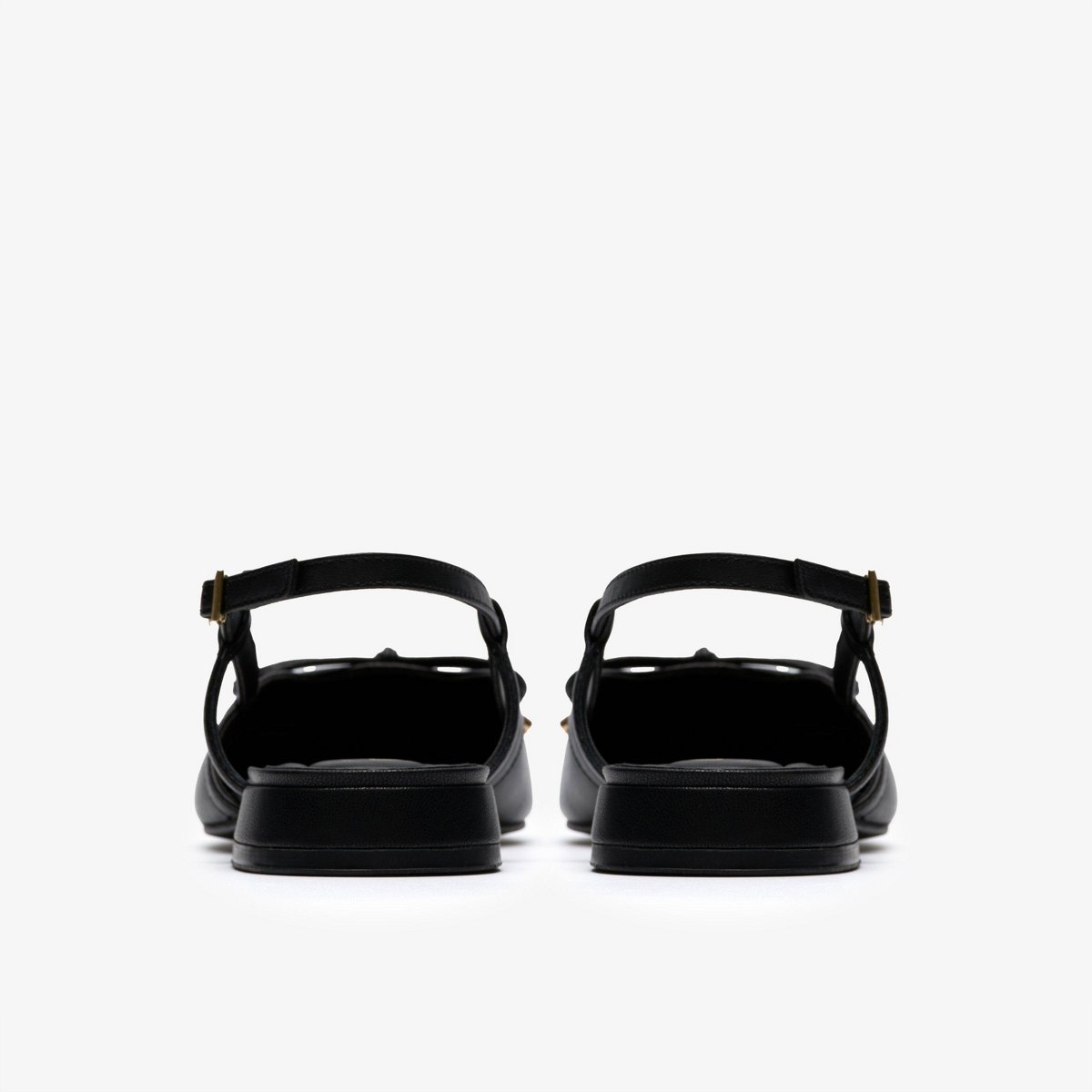 Обувь Clarks Womens Sensa 15 Bow Black Leather Shoes 6 Medium — фото 5