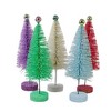 Cody Foster 7.0 Inch Pastel Bottle Brush Trees Set / 10 Decor Mantle Decorate Bottle Brush Trees - 4 of 4