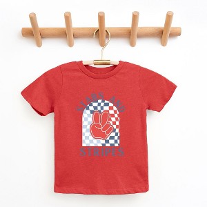The Juniper Shop Stars And Stripes Peace Youth Short Sleeve Tee - 1 of 2
