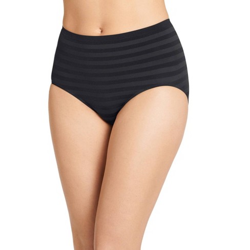 Jockey Generation™ Women's Recycled Seamfree Ribbed Thong - Black S