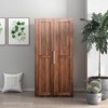 VYNXARIA 62.99in Kitchen Pantry Cabinet,Walnut Freestanding Buffet Cupboards Sideboard with Doors&Shelves - 2 of 4