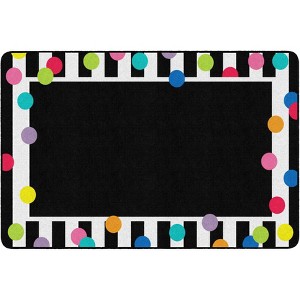 Flagship Carpets Just Teach Polka Dot Area Rug - 1 of 4
