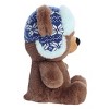 Aurora Medium Baby Bear Bentley Holiday Festive Stuffed Animal Brown 12" - 3 of 4