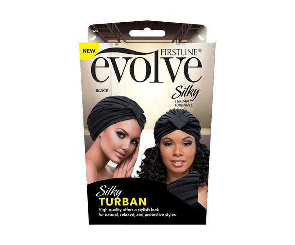 Evolve Silky Turban - Black
