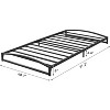 homfan Heavy Duty Metal Platform Twin XL Bed Frame with Arch Design, Easy Assembly, Strong Bearing Capacity, Under Bed Storage - 2 of 4