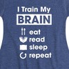 Girls' - Instant Message - I Train My Brain Fit & Flair Cap Sleeve Dress - 2 of 4