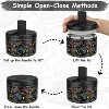 12oz Insulated Vacuum Food Jar with Buckle Lid Wide Mouth Soup Thermo for Hot Food Kids Leakproof Stainless Steel Lunch Container (Black-Game) - 4 of 4