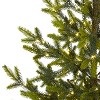 6ft. Fir Look Artificial Christmas Tree with 250 Clear LED Lights, Burlap Base & 1243 Branches – Classic Festive X-Mas Glow - 3 of 4