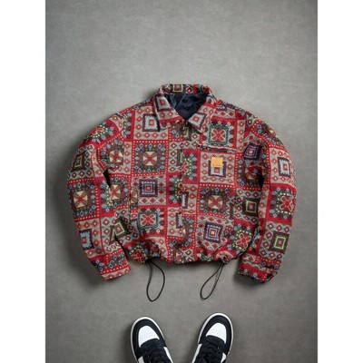 TIME HOLLOW Plaid Patched Pocket Drop Shoulder Overcoat - Cozy Layering Piece