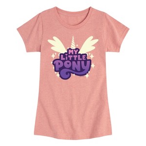 Girls' - My Little Pony - Wings Logo Fitted Short Sleeve Graphic T-Shirt - 1 of 4