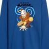 Men's - Avatar: The Last Airbender - Aang Swirl Long Sleeve Graphic T-Shirt - 2 of 4