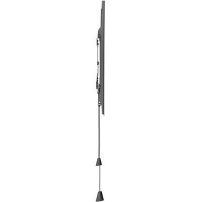 Monoprice Low Profile Fixed TV Wall Mount for Large Screens, Black Steel