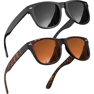 grinderPUNCH Polarized Sunglasses for Men and Women Trendy Retro Sun Glasses for Driving with UV Protection - 1 of 4