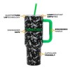 Minecraft Creeper & TNT 40 Oz Black Stainless Steel Tumbler With Handle - 4 of 4