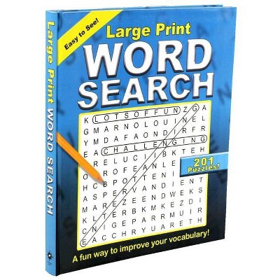 Large Print Word Search - (Large Print Puzzle Books) by  Editors of Portable Press (Paperback)