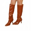 Women's Reptile Print High Boots - Let's See Style - 2 of 2