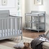 Whisen Baby Changing Table, Suite Baby’s Crib-Matched Design, 2 Storage Shelves & Non-Toxic Finish - Gray - 2 of 4