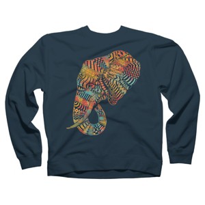 Adult Design By Humans Elephant (Majestic) By kase Sweatshirt - 1 of 3
