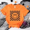 Simply Sage Market Women's Halloween Bat Smiley Face Short Sleeve Graphic Tee - 2 of 4