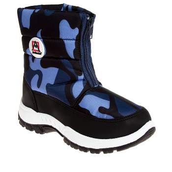Avalanche Unisex Boys Girls Slip Resistant Faux Fur Lined Winter Snow Boots (Little Kid)