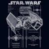 Girls Star Wars TIE Fighter Schematic T Shirt - 2 of 4