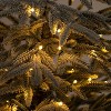 HomeStock  7ft PreLit Flocked Full Classic Fir Artificial Christmas Tree with 200 Warm White lights with Ice, X-Mas Tree - 4 of 4