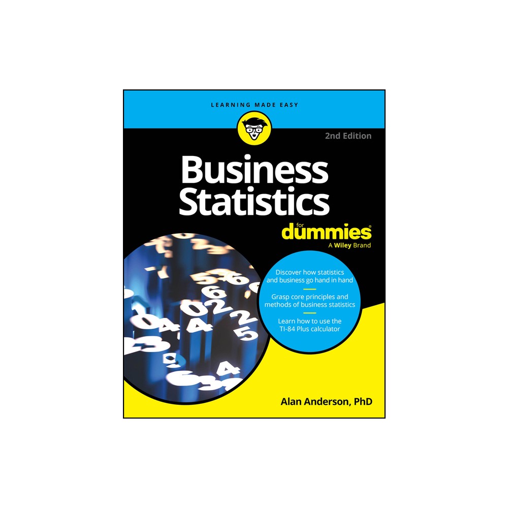 Business Statistics for Dummies - 2nd Edition by Alan Anderson (Paperback)