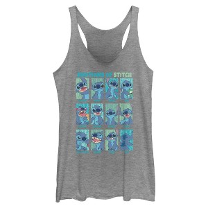 Women's Lilo & Stitch Emotions of 626 Racerback Tank Top - 1 of 4