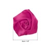 Unique Bargains Satin Fabric Decorative DIY Craft Embellishment Ribbon Roses 20 Pcs - 2 of 4