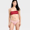 Women's Cotton Thong Underwear with Lace - Auden™ - 3 of 4
