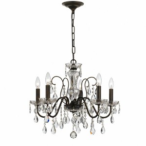 Crystorama Lighting Butler 5 - Light Chandelier in  English Bronze - 1 of 2