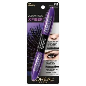 L'Oreal Paris Voluminous X Fiber Waterproof Mascara - 0.43 fl oz - 1 of 4