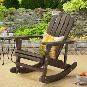 Saint Birch Adirondack Wooden Rocking Chair - 1 of 4