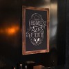 Emma and Oliver Framed Decorative Wall Hanging Chalkboard with Magnetic Surface and Eraser for Weddings, Parties, Showers and More - 4 of 4