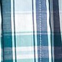 field day teal plaid/needle weave stripe