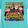 Girls' - Paw Patrol - Lil Pups Big Trucks Fitted Short Sleeve Graphic T-Shirt - 2 of 4