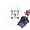 The Juniper Shop Patriotic Ice Cream Stacked Coquette Youth Tank Top - 2 of 4
