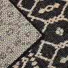 Geometric Patio Runner Rug Blue Indoor Outdoor Non Shedding Easy Clean Boho Floor Mat for RV Picnic Porch Deck Balcony - 4 of 4