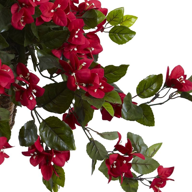 Nearly Natural Bougainvillea Hanging Basket UV Resistant (Indoor/Outdoor), 4 of 7