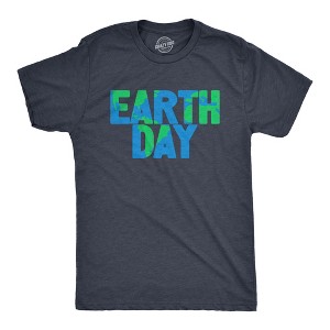 Mens Earth Day T Shirt Cool Green Recycling Nature Lovers Graphic Novelty Tee For Guys - Crazy Dog Men's T Shirt - 1 of 4
