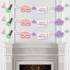 Big Dot of Happiness Pajama Slumber Party - Girls Sleepover Birthday Party DIY Decorations - Clothespin Garland Banner - 44 Pieces - 3 of 4