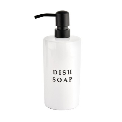 Sweet Water Decor White Stoneware Dish Soap Dispenser - 15oz