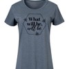 Women's - Instant Message - What Will Be Will Be Graphic T-shirt Dress - 2 of 4
