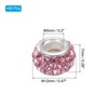 Unique Bargains Sparkling Disco Crystal Rhinestone Clay Beads DIY Craft Round Bead 0.47" 60 Pcs - 2 of 4